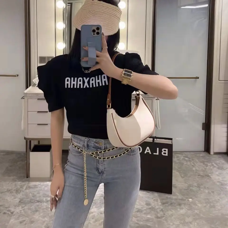 Small Carmpit Bag Female 2024 New Fashion Hot Style All-Match French Niche High-end Shoulder Trendy