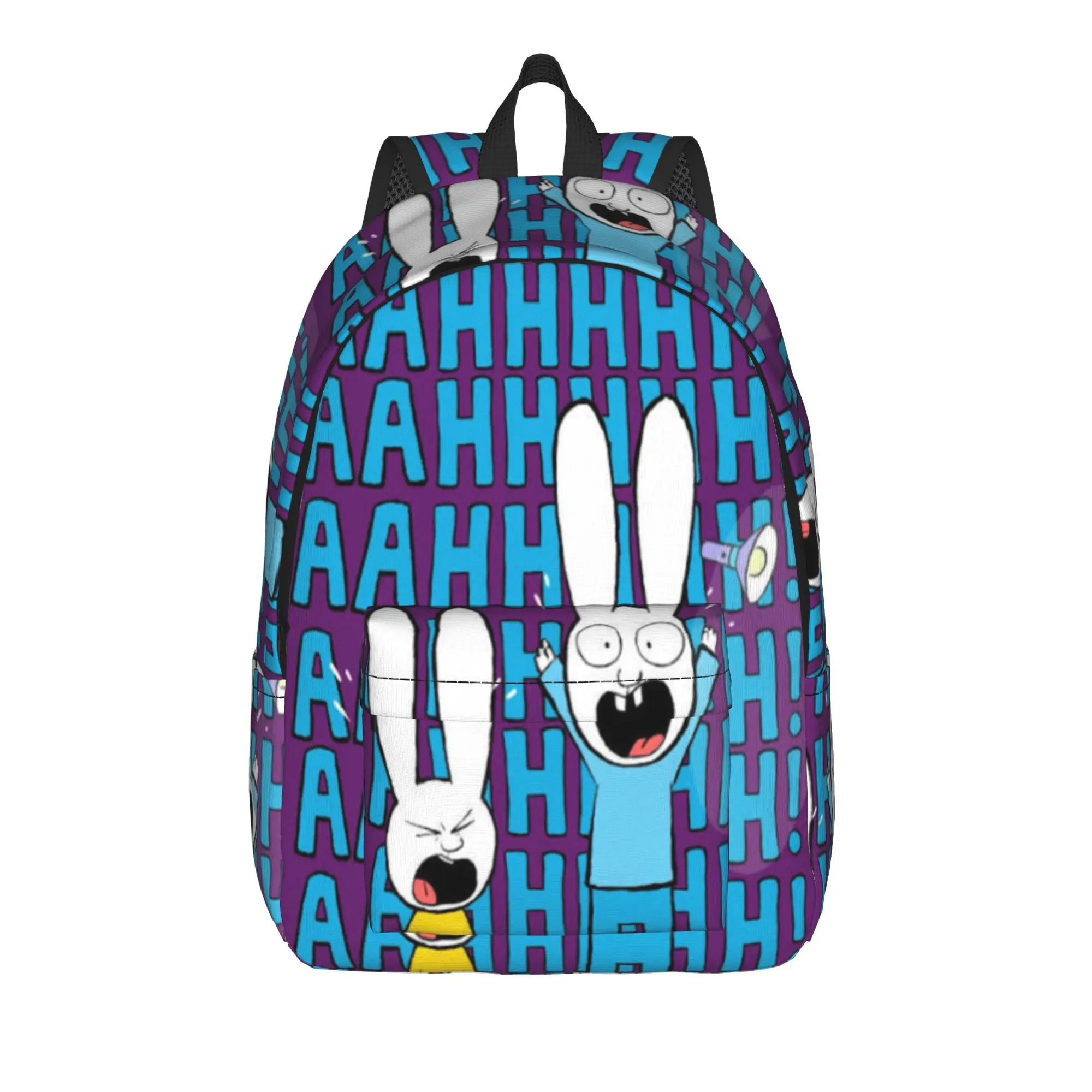 

Simon Super Rabbit Backpack for Men Women Cool Student Hiking Travel Daypack Laptop Computer Shoulder Bag Sports