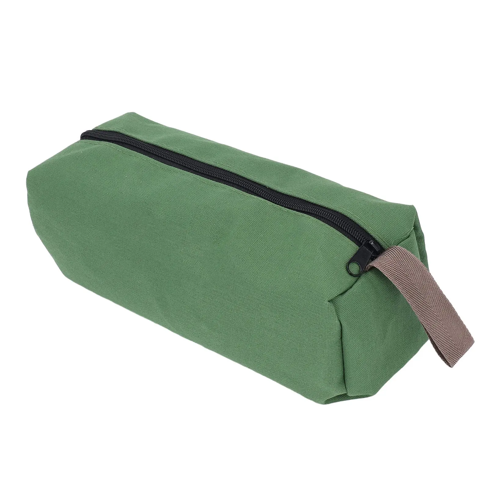 Wide Mouth Tool Bag Canvas Heavy Duty High Capacity Handbag Portable Multi Function for Storage