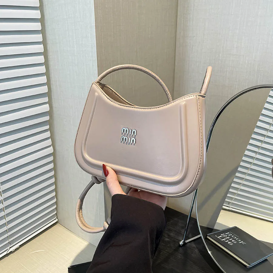 حقيبة هلال نسائية متخصصة على الطراز الكوري حقيبة يد جديدة لخريف 2025 ، حقيبة كتف متعددة الوظائف حقيبة كتف #2