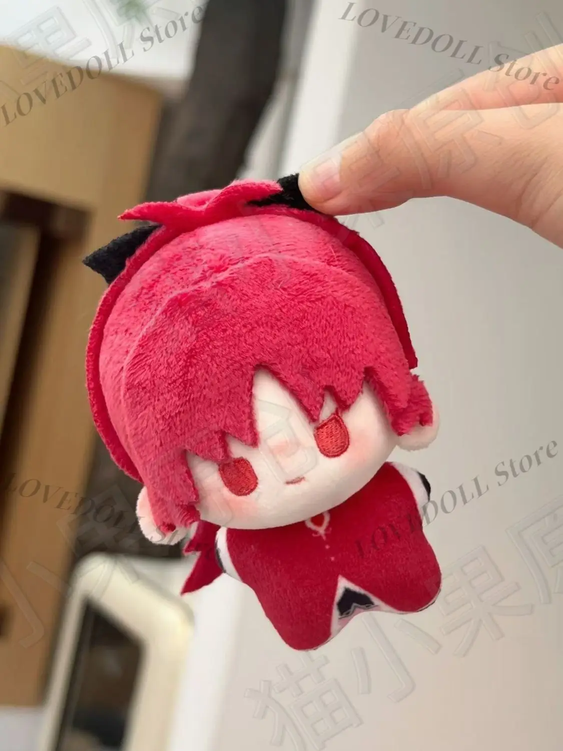 10Cm Game Puella Magi Madoka Magica Sakura Kyouko Pluche Pop Lichaam Hanger Cartoon Sleutelhanger Speelgoed Poppen Figuren Plushie Geschenken