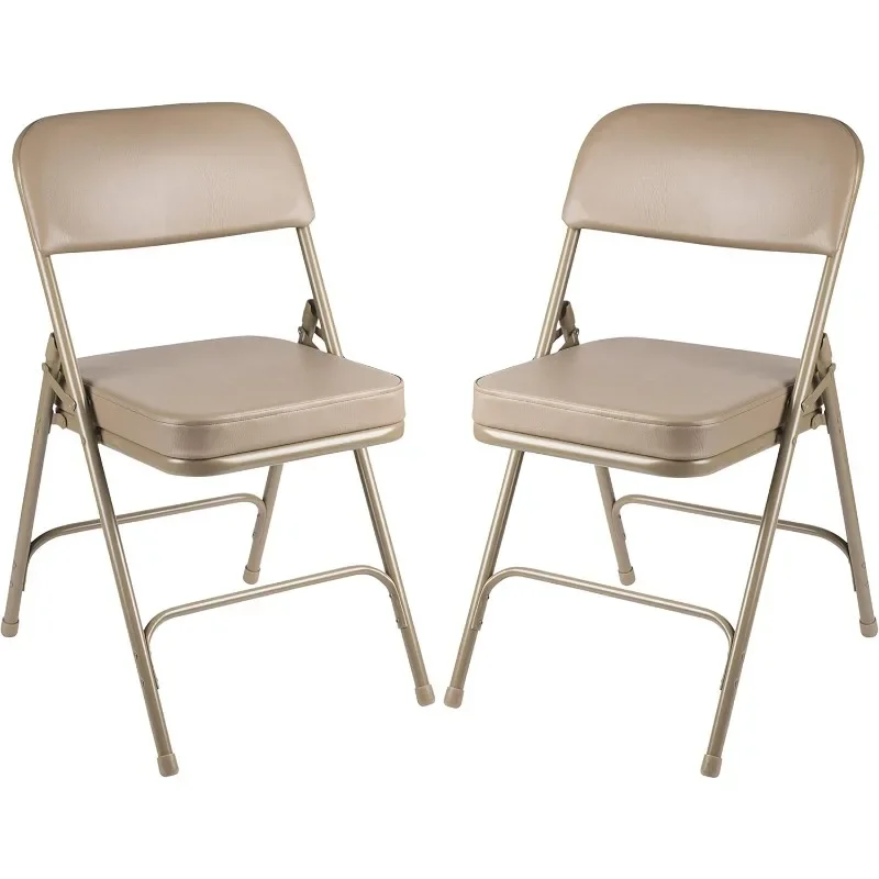 

2 Pack Vinyl Upholstered 2" Cushion Folding Chair