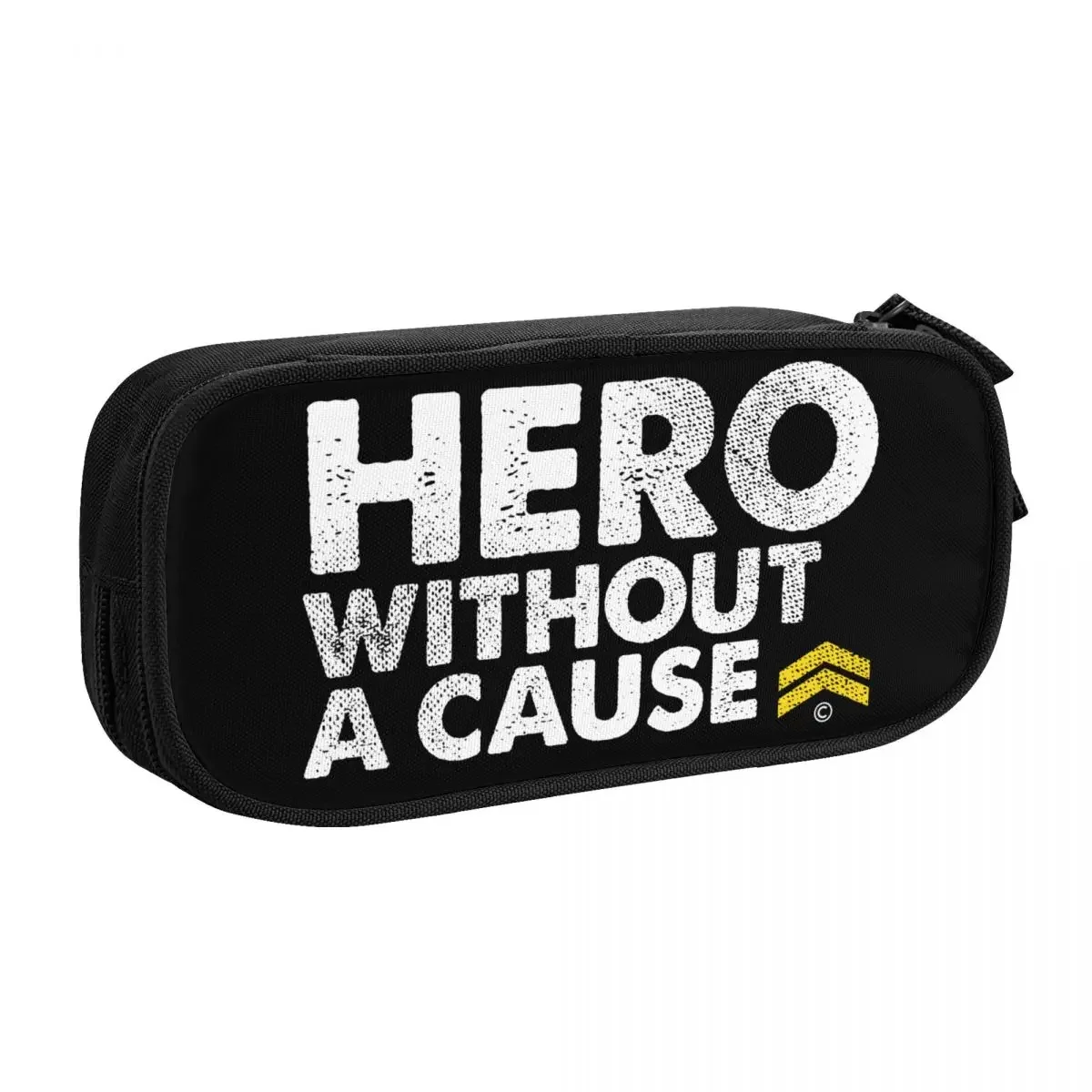 Custom Kawaii Hero Without A Cause Military Veteran Pencil Cases for Boys Gilrs Large Capacity Pencil Pouch School Supplies