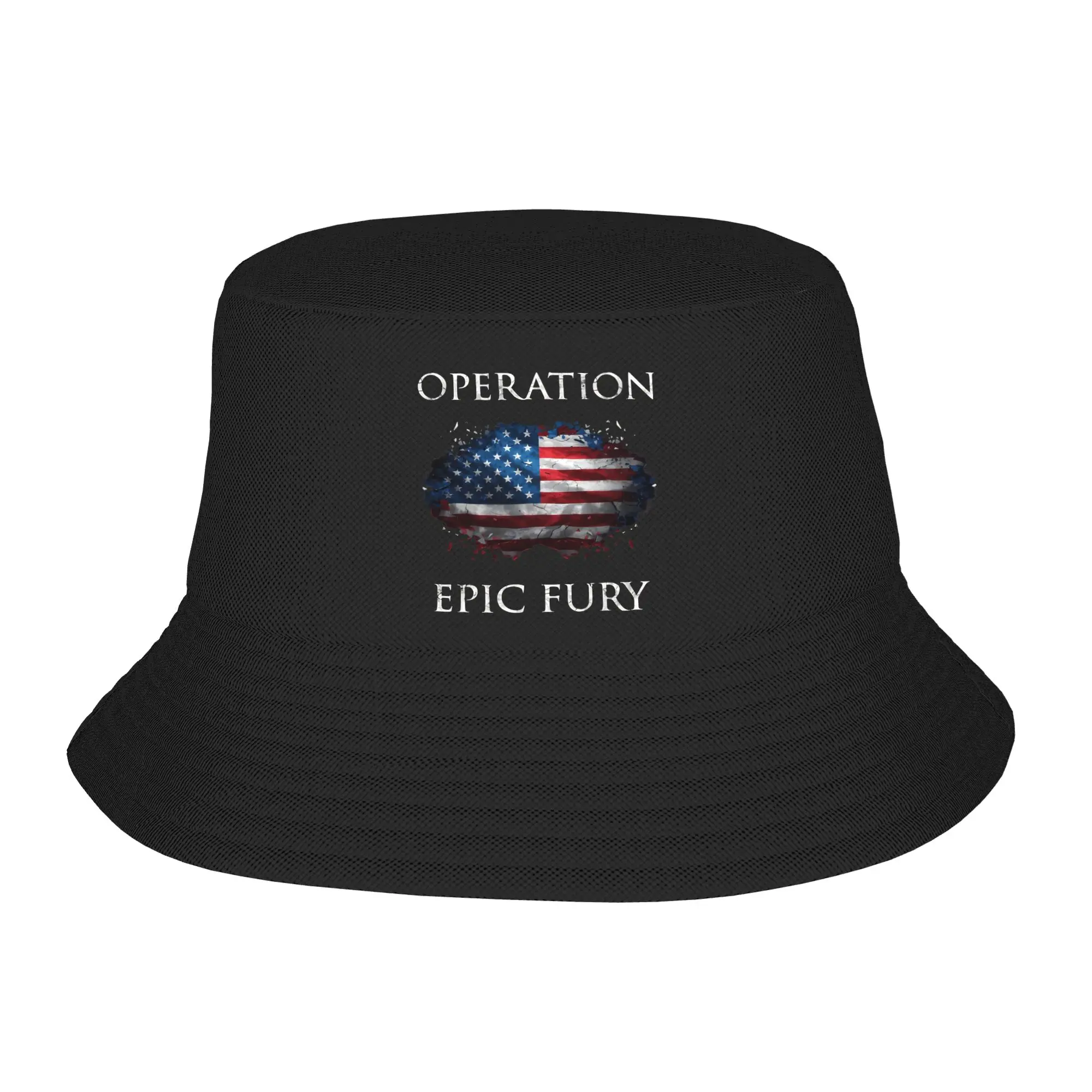 Travel Headwear Operation Epic Fury The FAFO Tour Outfits Bucket Hat Trendy Unisex  Sun Bob Hat