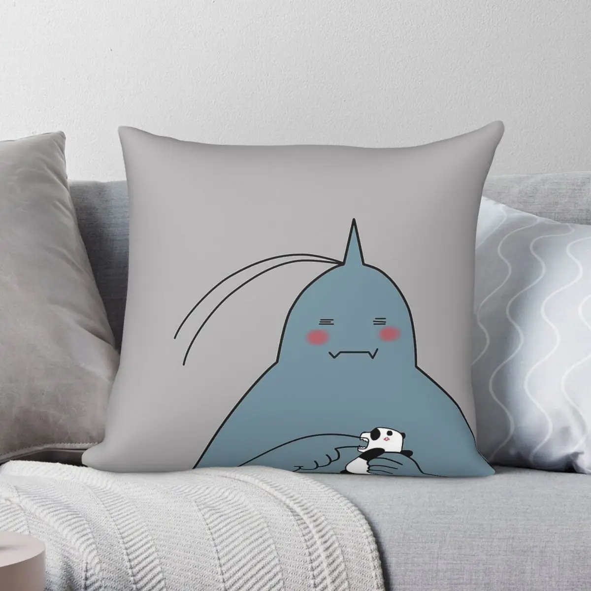 Alphonse Elric Fullmetal Alchemist Square Pillowcase Polyester Linen Velvet Creative Throw Pillow Case Car Cushion Cover 45x45