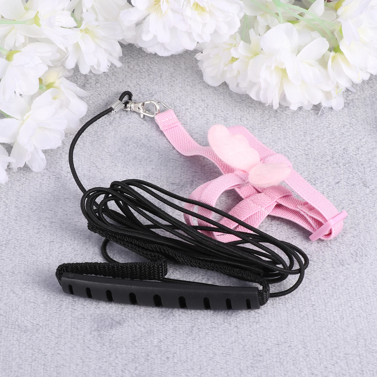 Bird Pulling Rope Parrot Wing Harness Pet Supplies Comfortable Texture Elastic Band Pink Pet Harness Parrot Pulling Rope