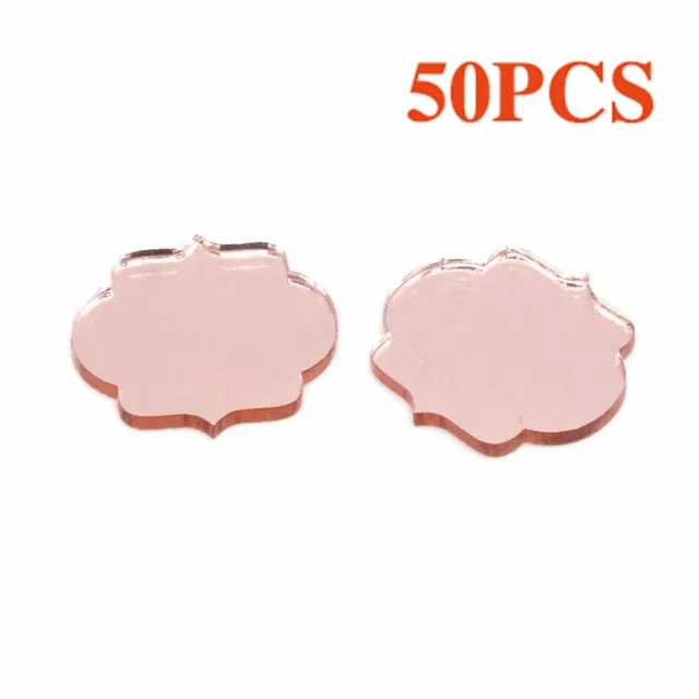 20 stuks gepersonaliseerde gegraveerde gouden spiegel acryl bruiloft naamplaatje fles label aangepaste partij baby shower boetiek doos decoratie