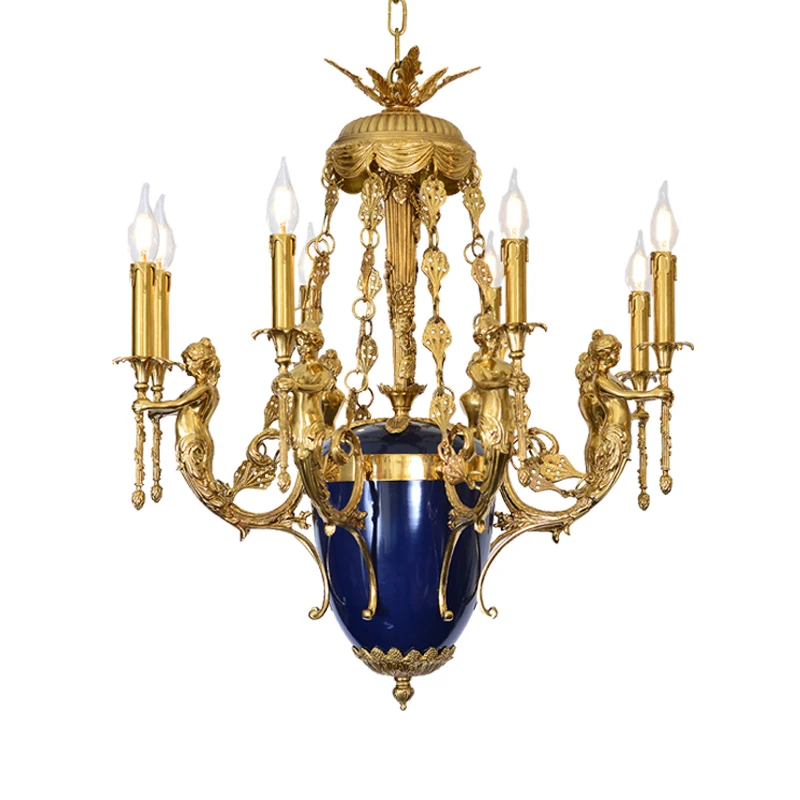 

Full copper dewaxing French court art furniture living room