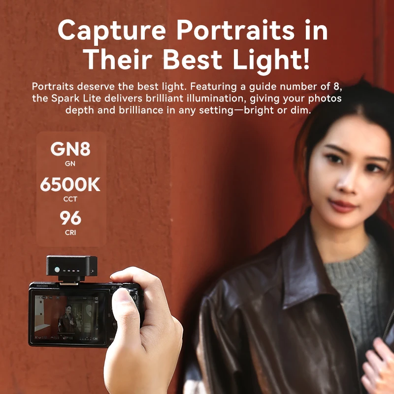 Ulanzi SL01/SL02 Spark Lite Camera Flash Mini Portable Photograph Outdoor Vlog Video Light for Sony Canon Nikon DSLR Cameras