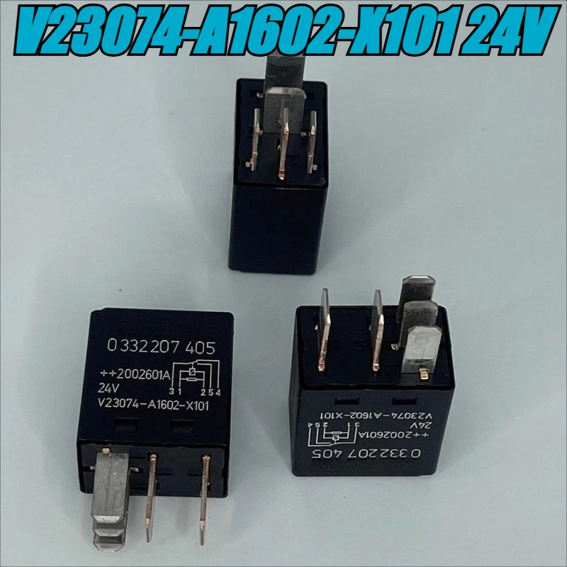 （Brand New）1pcs/lot 100% original genuine relay:V23074-A1602-X101 24V 0332207405 5pins Automotive relay