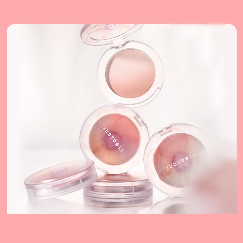 

Judydoll Gradient Blush Swelling Color Peach Whitening Sunset Nude Makeup Natural Tender Blush Plate