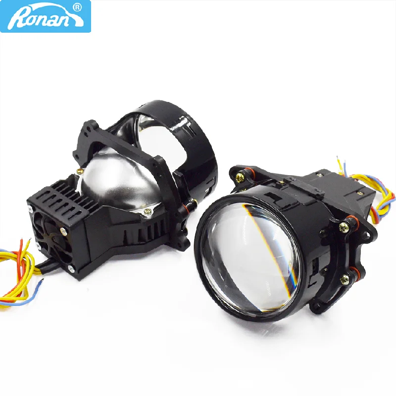 RONAN 3.0 cala 45W Bi Led dwa soczewki Reflex W reflektorze 2000lm 5500K dla Hella 3R G5 Hi Lo wiązka modernizacja obiektywu