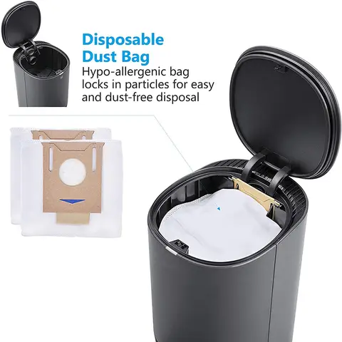 ABBZ-5 Pcs Dust Bag For ECOVACS DEEBOT T8 T8+ T8 AIVI T8 AIVI+ T8 MAX N8+ N8 Pro+ T9+ DX93 DDX96 Vacuum Cleaner Spare Parts