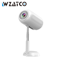 WZATCO T6 Portable Mini Smart Full HD 1080P LED Projector Android WiFi Projetor LCD Beamer Proyector Movie Freestyle Ceiling