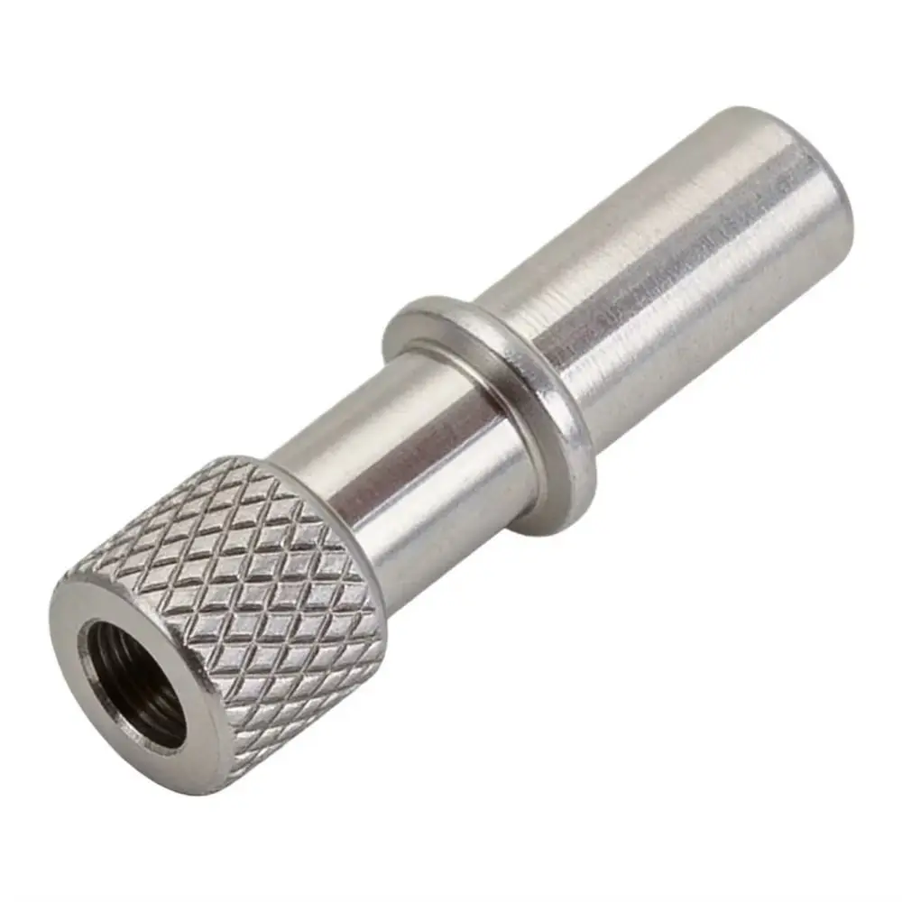 1Pcs Stainless Steel Male Connector End Cap Center Stop Shoulder Textured Grip End Quick Connector 6.30-15.82mm Fuel Line Plug