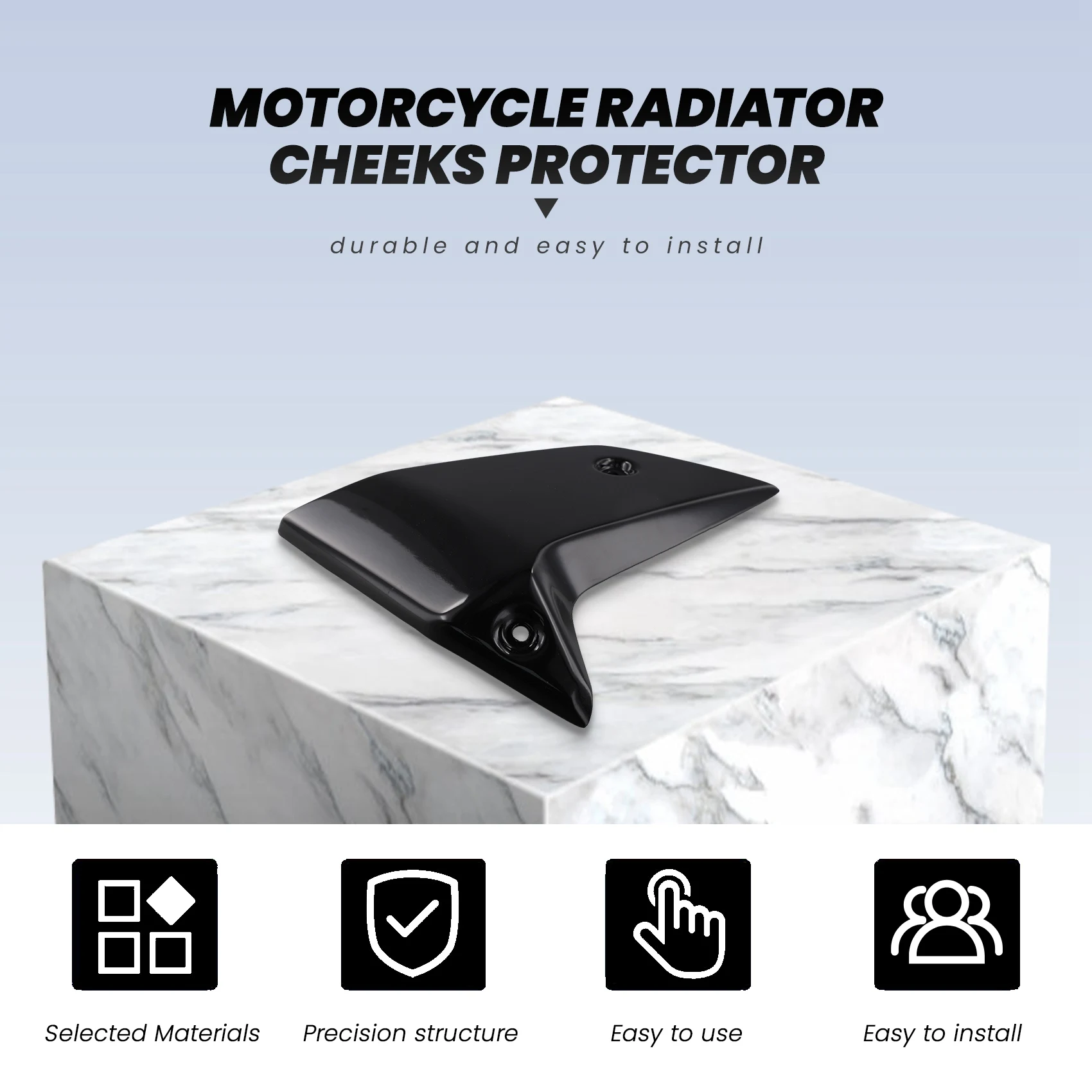 

Y79A_Motorcycle Accessories Radiator Cheeks Protector Side Decorate Fairing for Honda Hornet 750 CB750 2022-2024,A