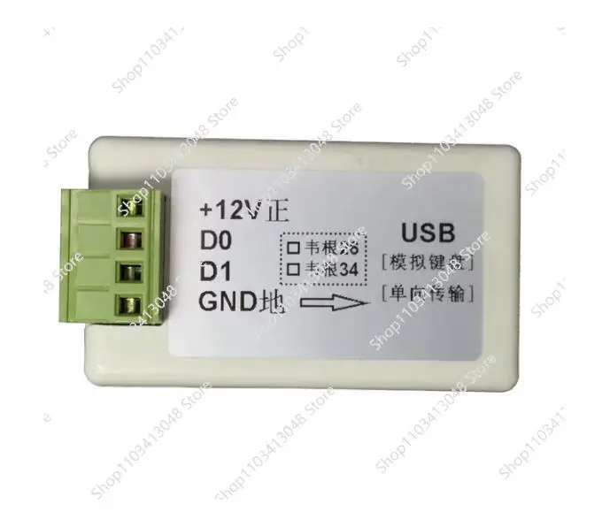 

Преобразователь Wiegand в USB/WG в USB, последовательный USB-порт в Wiegand 26/34, аналоговая клавиатура