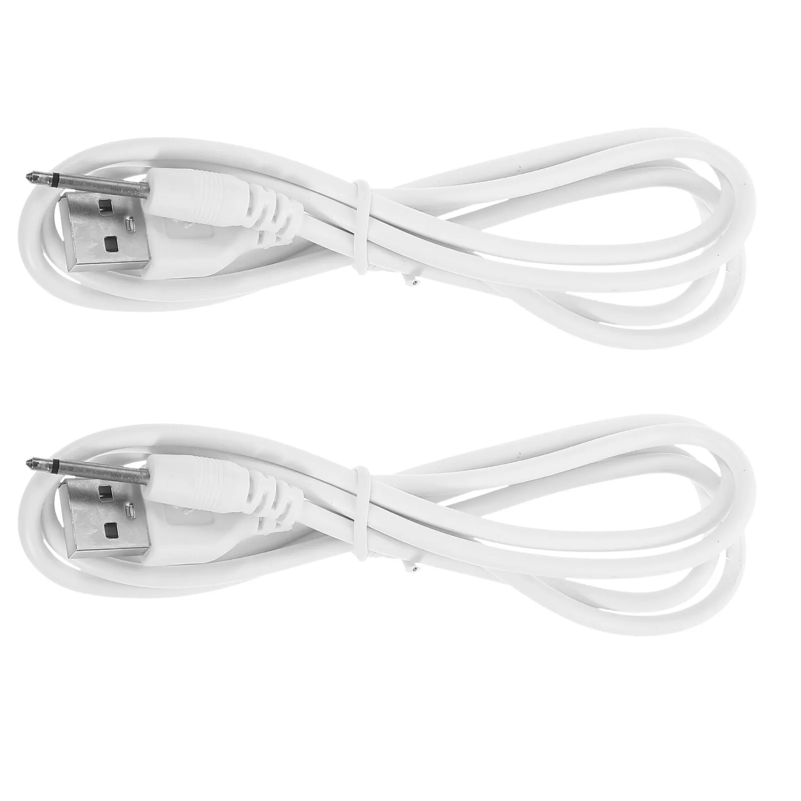 2Pcs USB Dc Charging Cable 2.5mm Male to Female Adapter Cord with Over Current Protection for Instrument Lamp Fan USB Hub