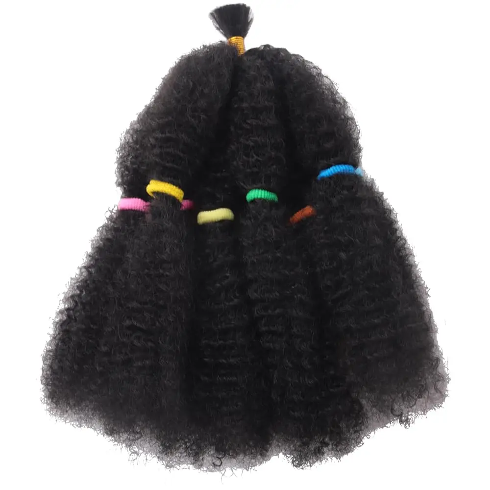 

Вязаные крючком косы Afro Kinky Twist | 12-дюймовые синтетические наращивание волос для женщин | Высоковое волокно | Многоцветные эластичные ленты