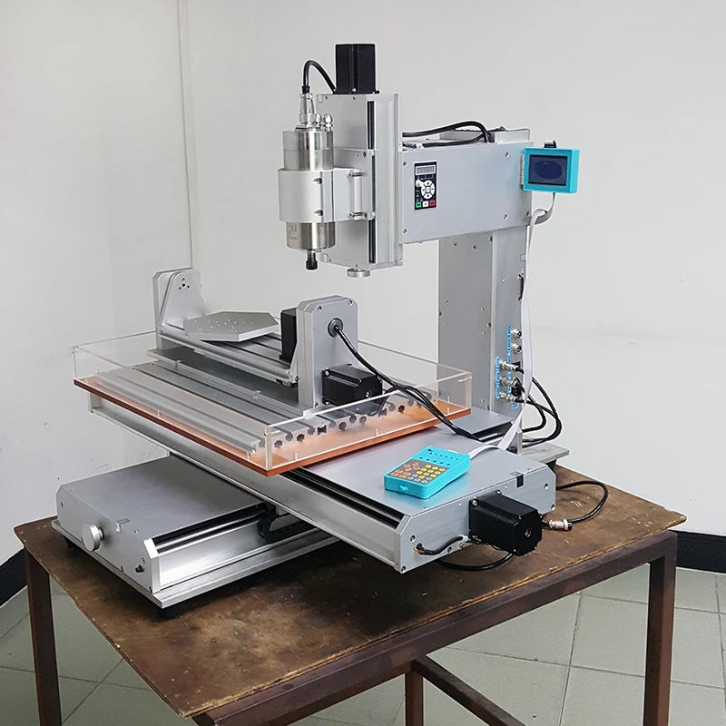 5 Axis 2.2KW 6040 CNC Router Column Aluminum Engraving Milling Machine Vertical Type 3 4 5 Axis 1500w Spindle Motor for Metal