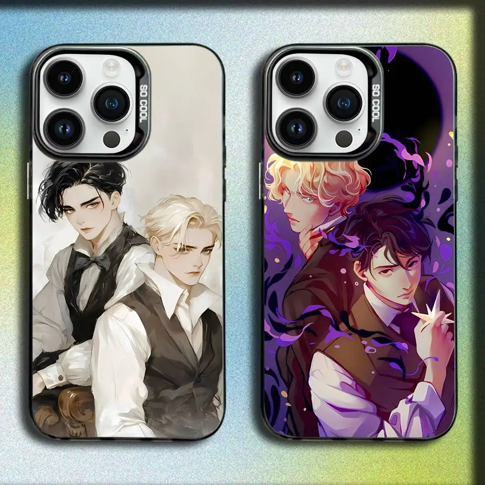 

D-Dark N-Novel Rise Will and James Phone Case For iPhone 17,16,15,14,13,12,11,Pro,Max,Plus,E,SE4,Air,Mini Black IMD Box