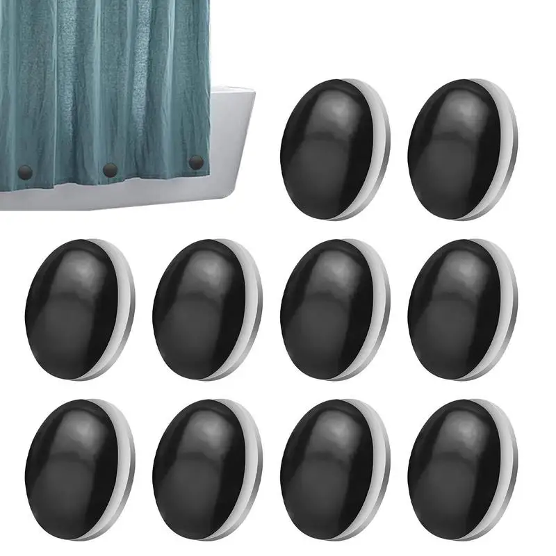 Shower Liner Weights 10/1pcs Decorative Fridge Magnets Aesthetic Outdoor Curtain Weights Magnet For Car Curtains Tablecloth