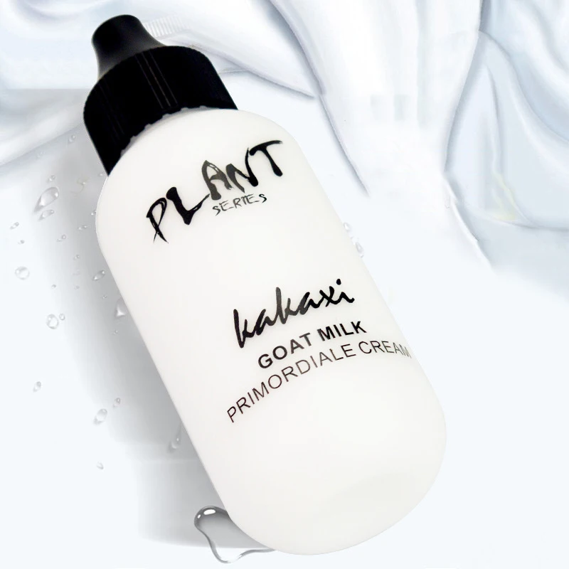 Goat Milk Face Foundation Full Concealer Makeup Waterproof Base Brighten Whitening Cover Dark Circles Matte Foundation Cosmetic