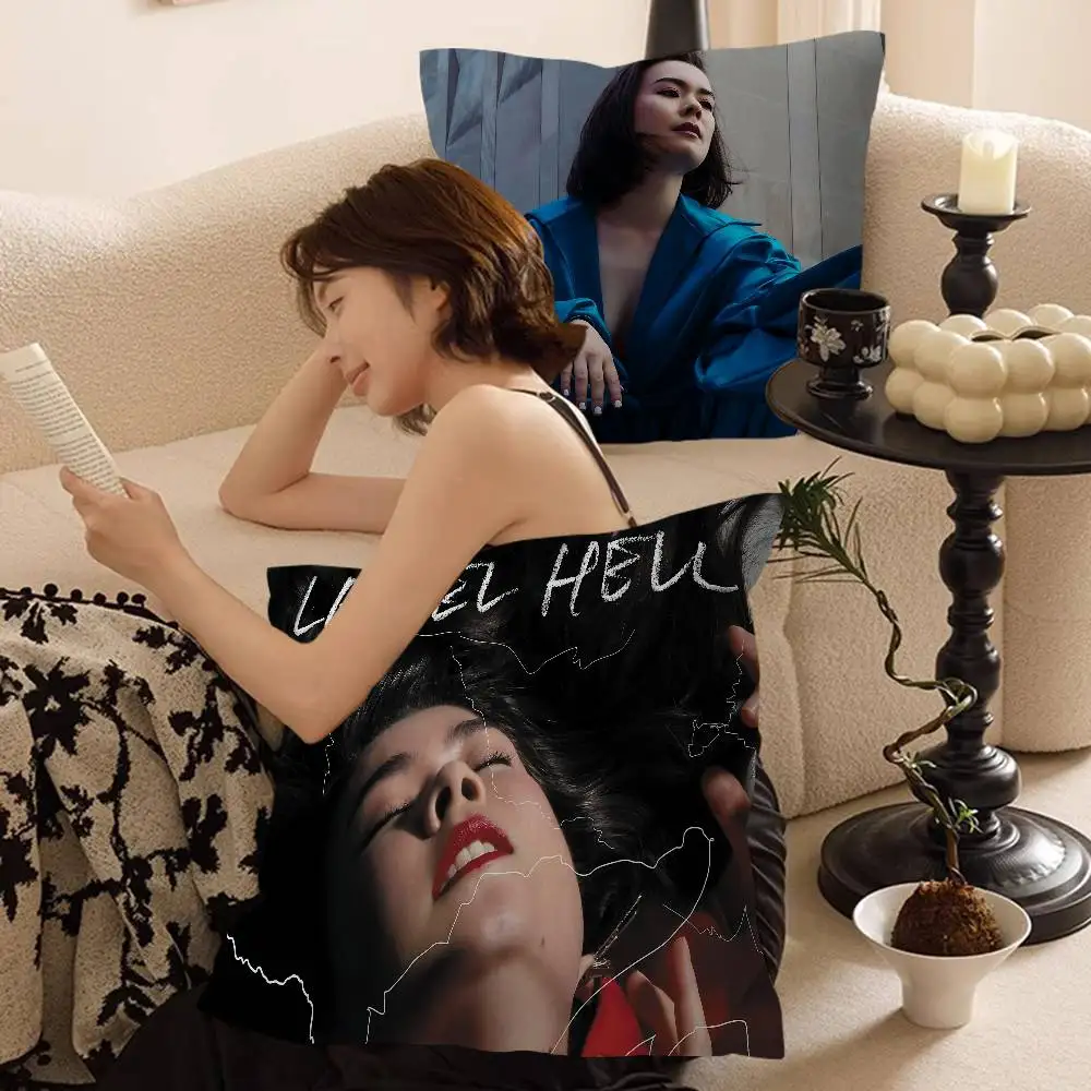 Popular Singer M-Mitski Lucky Dragon pillow cover sofa cushion cover home room decoration children gift