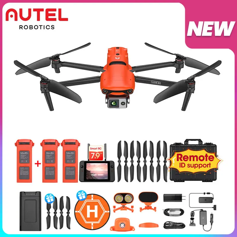 2024 Autel Remote Control Robotic EVO 2 640T V3 3D Obstacle 8K Double Camera Drones Equipped with Intelligent Controllers 25KM