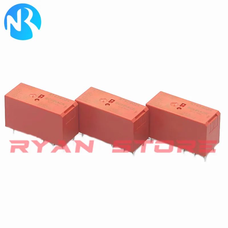 2Pcs 100% New Power Relay RTE24005 RTE24012 RTE24024 RTE24730 8A 8Pin RT314005 RT314012 RT314024 RT424005 RT424012 RT424024 16A