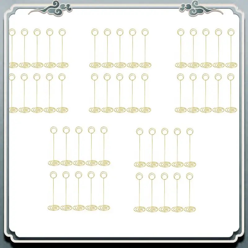 Premium Table Number Holders 50Pcs - 8.75 Inch Place Card Holder Tall Table Number Stands For Wedding Party Graduation Reception
