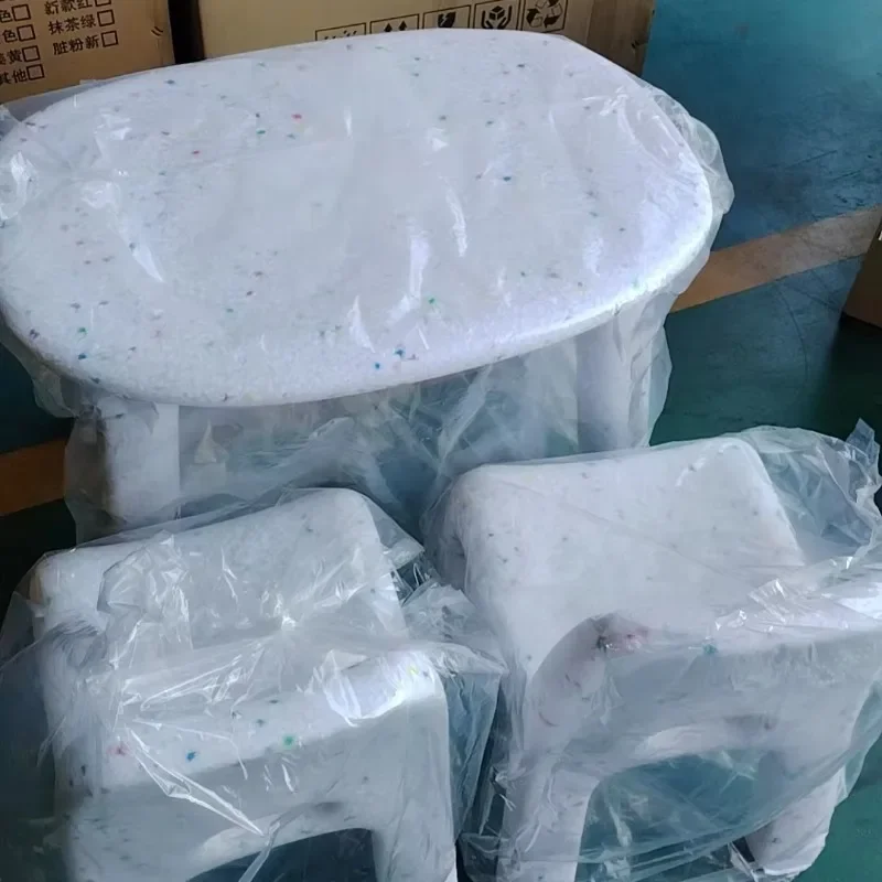 Confetti table and chair set cute children's furniture environmentally friendly plastic set