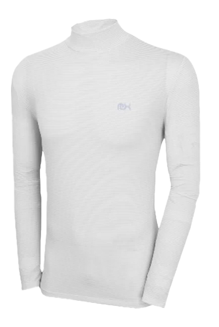 Molex Summer Men's Cold Golf innerwear Cool Half Pola Long-sleeved mountaineering-ice Functional T-Shirt 321A