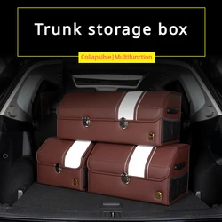 Collapsible Car Storage Container - Practical and Durable Car Trunk Accessory Trunk Box / Bag Organizer Storage Box
