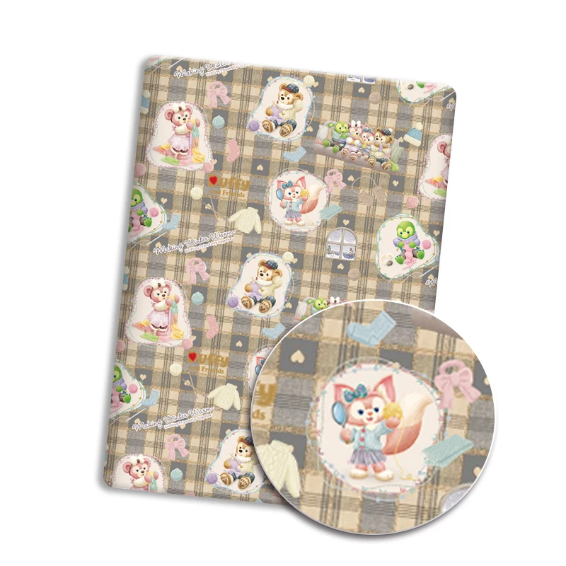 Popular DIY Disney Comic Hand-Stitched Fabric Patchwork Baby Dress & Household Bed Sheet, 140x50 cm Printed Fabric - view 2