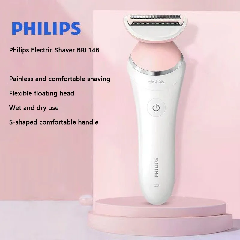 Philips Electric Shaver BRL146 Ladies Epilator Hair Shaving Whole Body Private Parts Epilator Shaver Wet And Dry Shaver