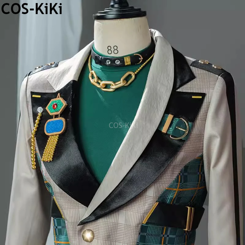 COS-KiKi Ensemble Stars 2 Hasumi Keito Second Round Personal Clothing Game Suit Handsome Uniform Cosplay Costume Party Outfit