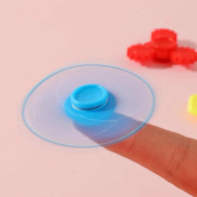 10 Stuks Voor Kinderen Jongens Meisjes Willekeurige Mini Vinger Gyro Handleiding Roterende Gyroscoop Decompressie Speelgoed Leuk Vingertop Spel Verjaardagscadeau