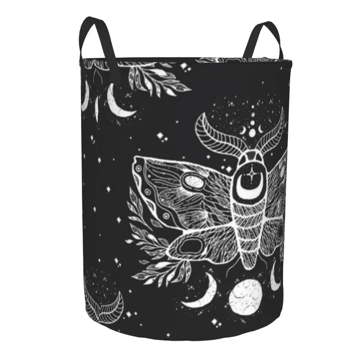 Moth Butterfly Mystic Waterproof Storage Bag Household Dirty Laundry Basket Folding Clothes Organizer