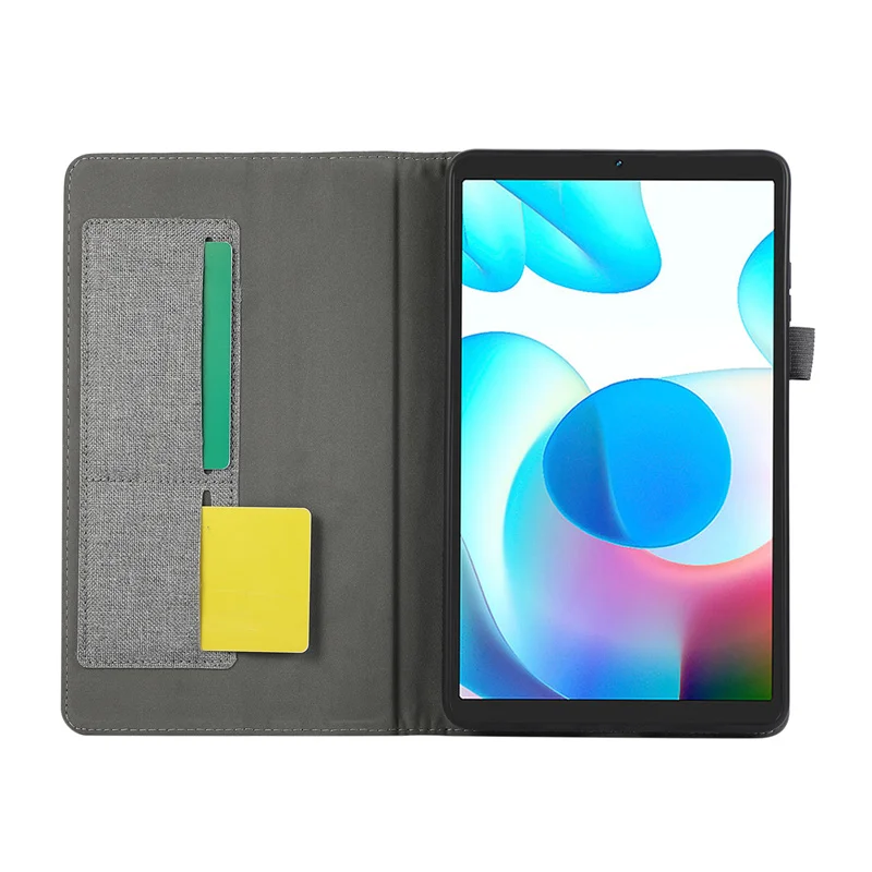 Luxury Flip Oxford Cloth Fabric Case For Xiaomi Redmi Pad SE 4G 8.7 inch 2024 Tablet Protective Cover Hülle Coque Capa