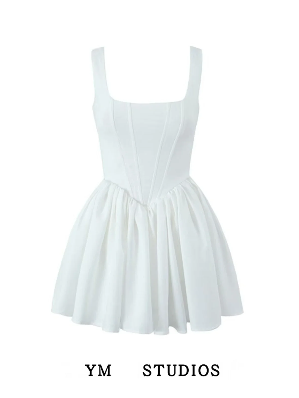 

Sexy Sweet Spicy Faion Women's Dr Svel Strapl Bal Agel High Waist Pleated ort Skirt Girl's Dr