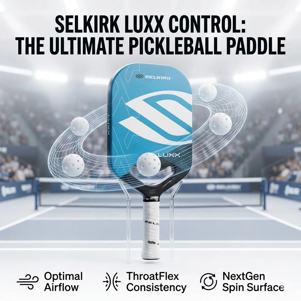 

Selkirk LUXX Control 20mm Pickleball Paddle Carbon Fiber X7 Honeycomb Core USAP Approved Professional Racket Equipment