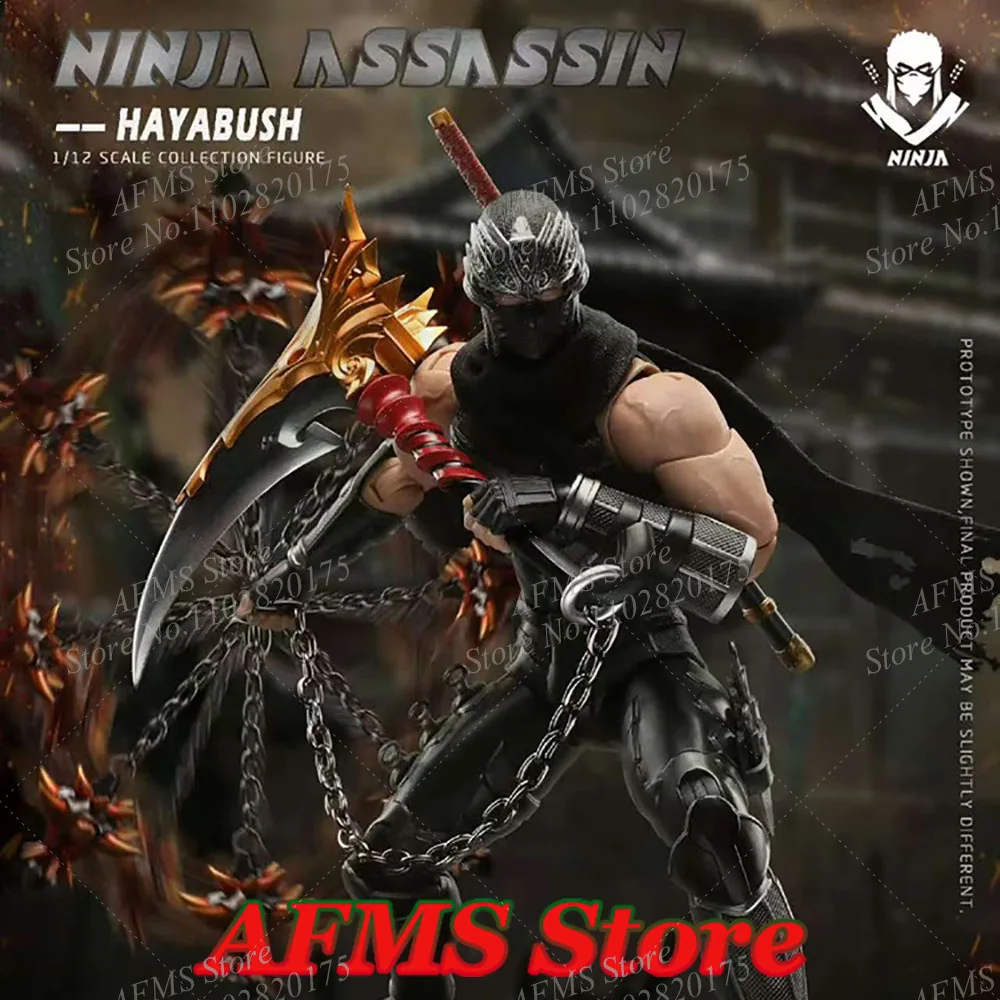 

BROTOYS LR010 масштаб 1/12 Коллекционная фигурка Hayabusa Ninja Assassin японского аниме игры куклы 6 дюймов экшн-фигурка мужчины солдат