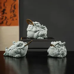 Fortune Toad mould Gold Toad tea pet decoration tea set accessories fish tank landscape DIY manual silicone mould