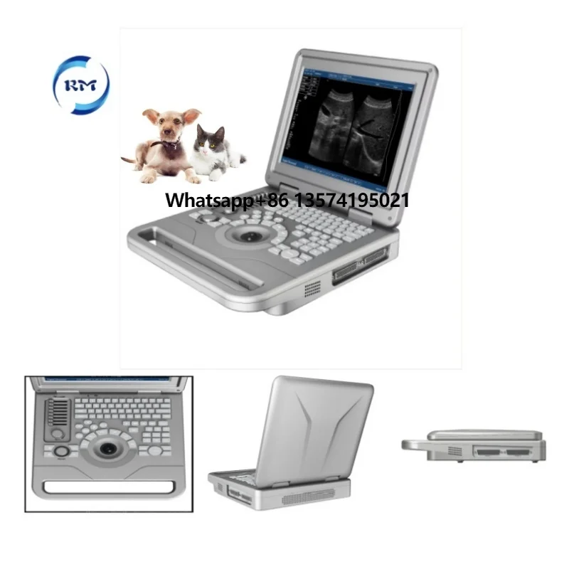 Rayman Veterinary Ultrasound Equipment 12 Inch Full Digital Portable B/W Ultrasound Scanner Machine