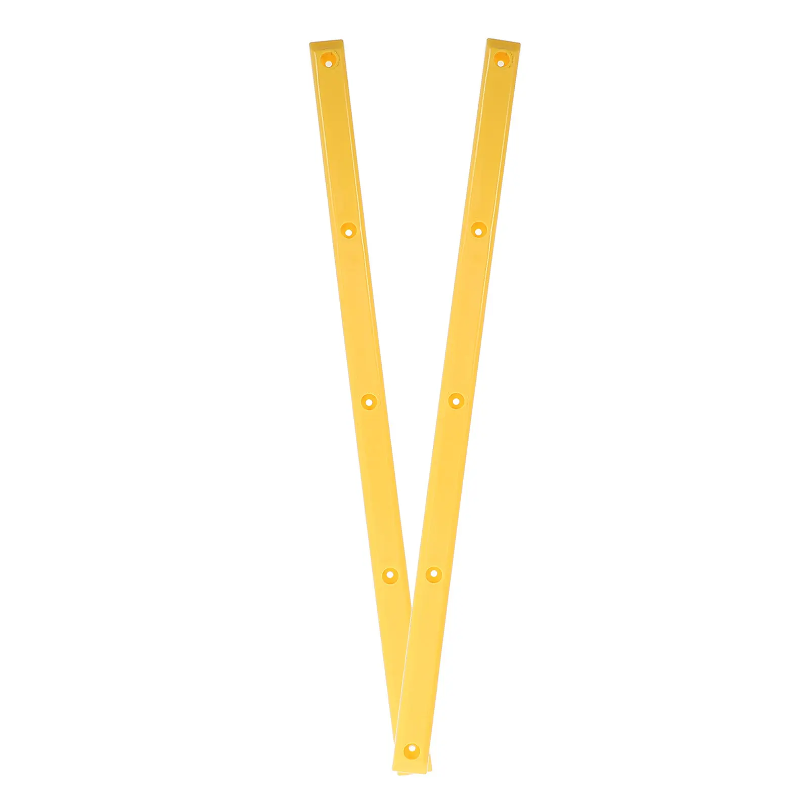 

2Pcs Plastic Skateboard Rail Sturdy Wear Resistant Longboard Replacement Rib Bones Professional Skateboard Parts