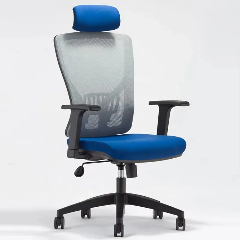 

Cheap Soft Ergonomic Office Furniture Executive Chairs Luxury Blue Fabric Office Chair
