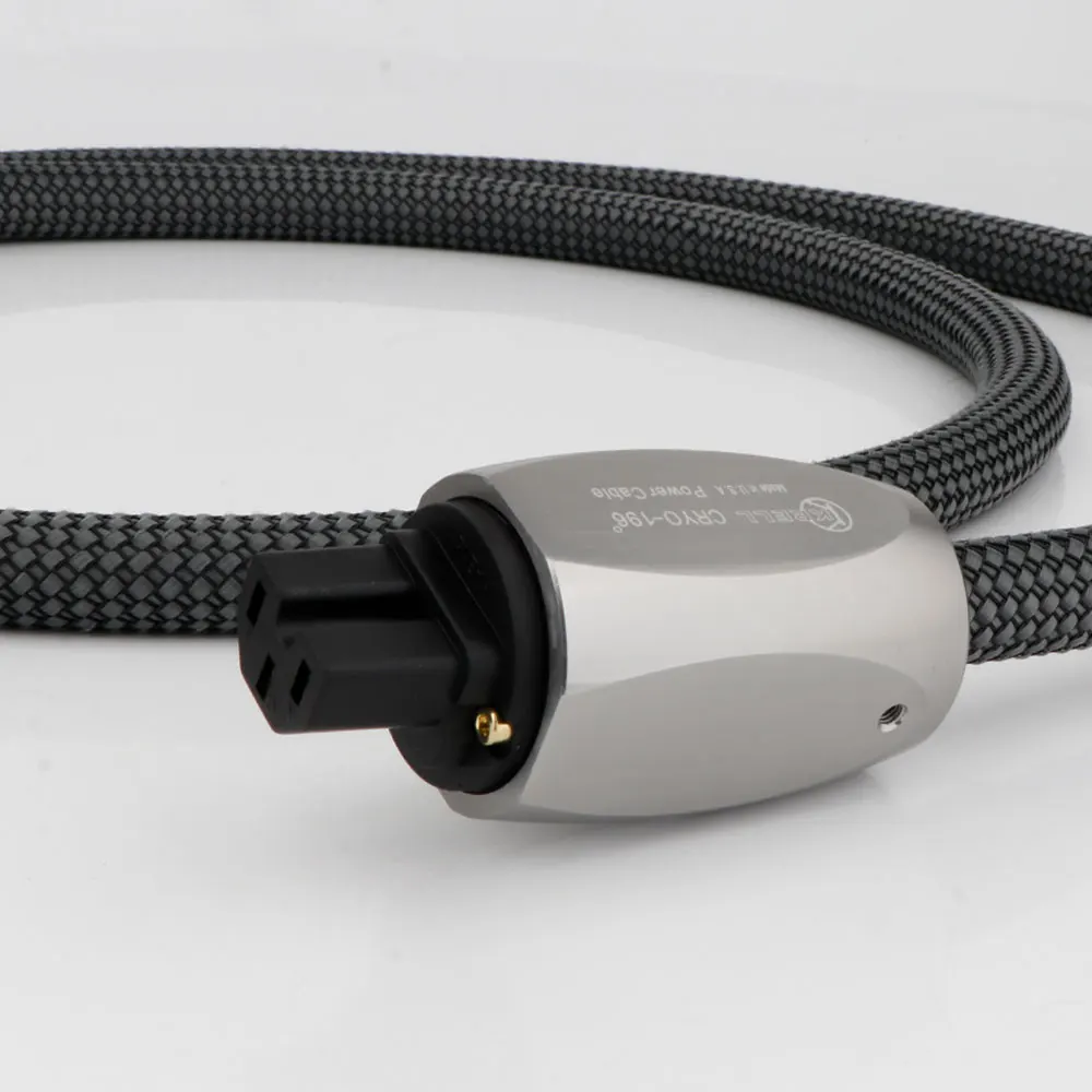 HIFI CRYO196 Stromkabel US/EU/AU Audiophiles Netzkabel für Verstärker CD-Player EU-Stromleitung Grünes Geflecht Hifi-Stromkabel – Detail 13
