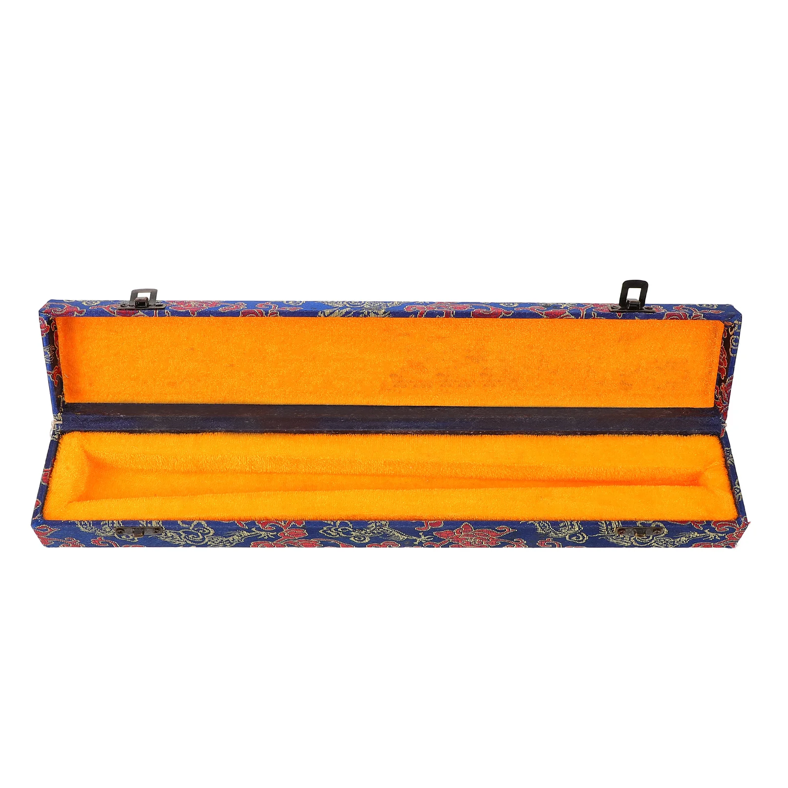 

Buckle Box 9 Inch Folding Fan Container Chinese Style Exquisite Fan Container Delicate Craft Retro Tassel Box