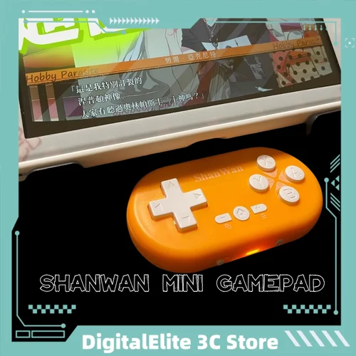 Imagen 1 del producto Nuevo Shanwan Mini controlador de juego versión Host inalámbrico Bluetooth portátil ligero conexión de plataforma Android/Windows